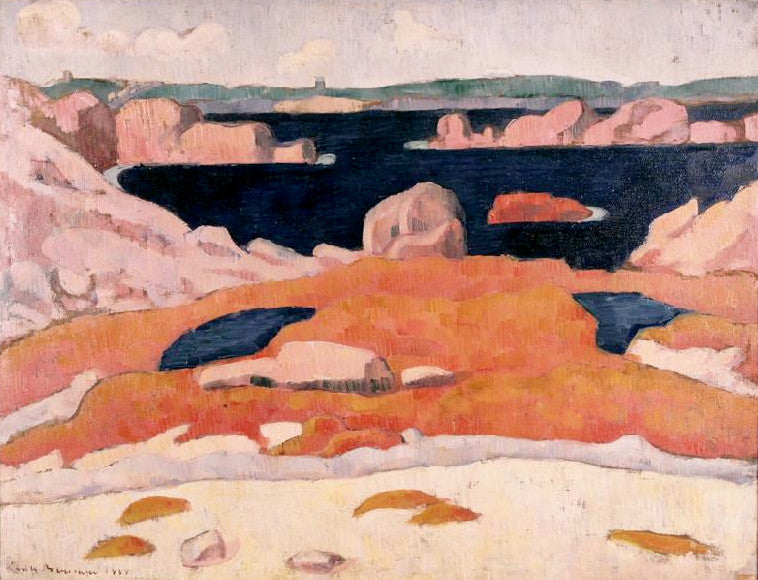 Bord de mer en Bretagne, Saint-Briac - Émile Bernard