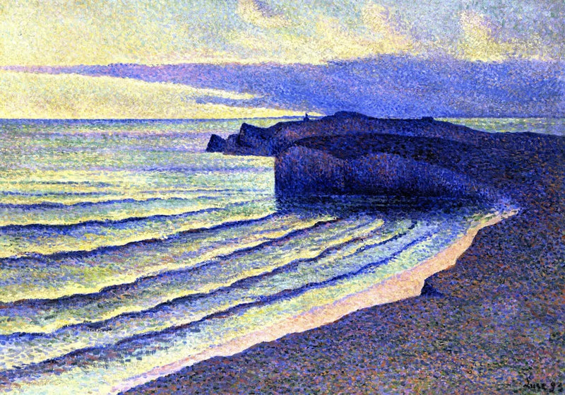 Bord de mer, la punta del Toulinget - Maximilien Luce