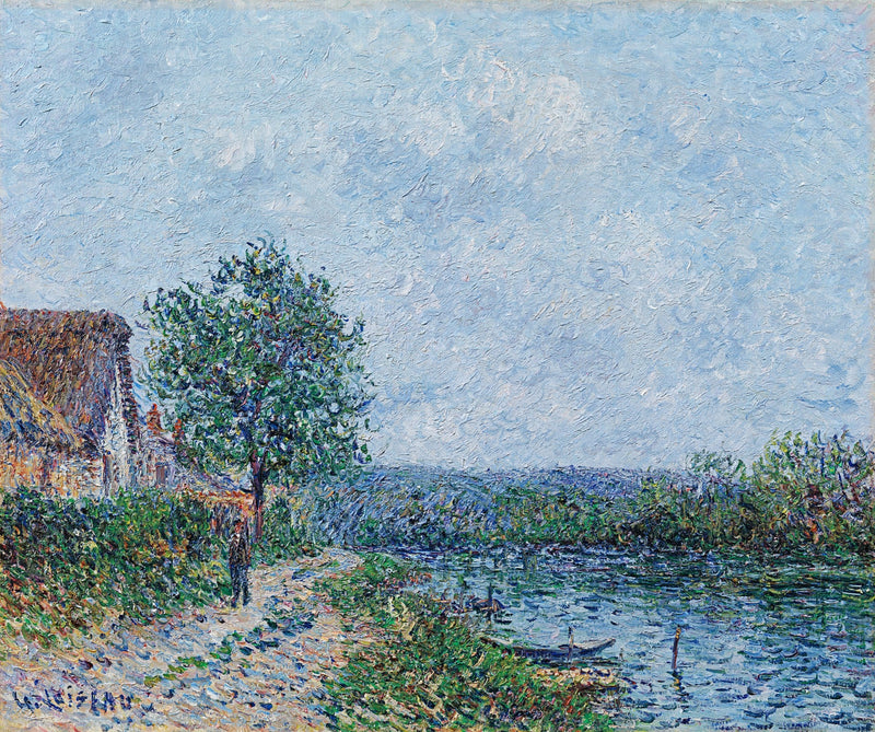 Bord de rivière, la Seine à Porte-Joie - Gustave Loiseau