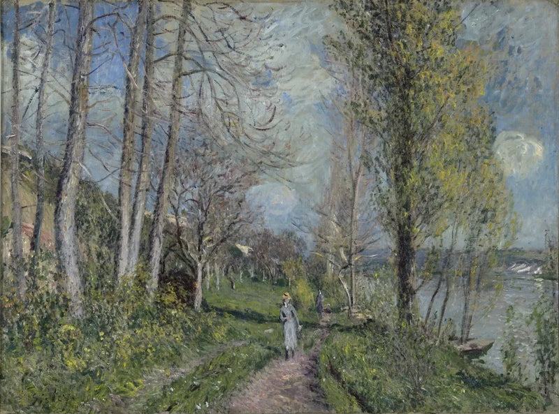 Bordo della Senna a By - Alfred Sisley