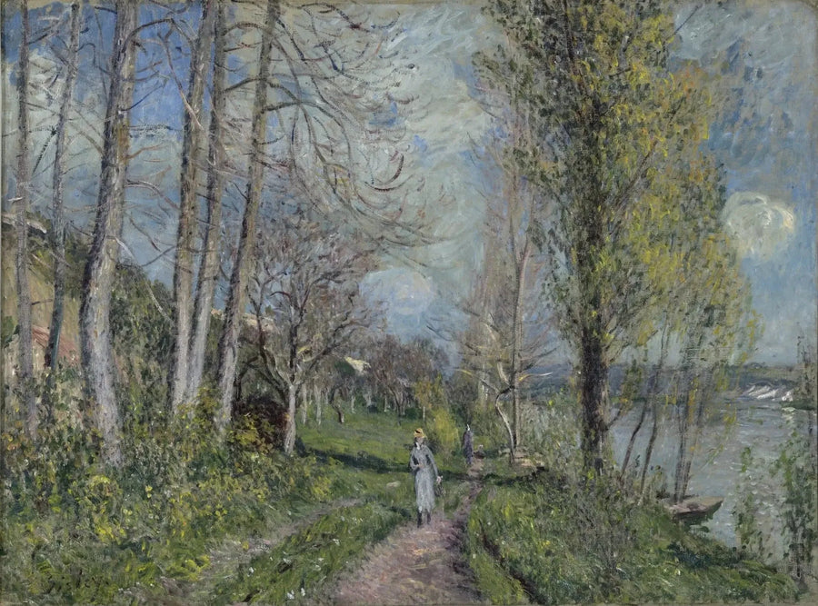 Bordo della Senna a By - Alfred Sisley