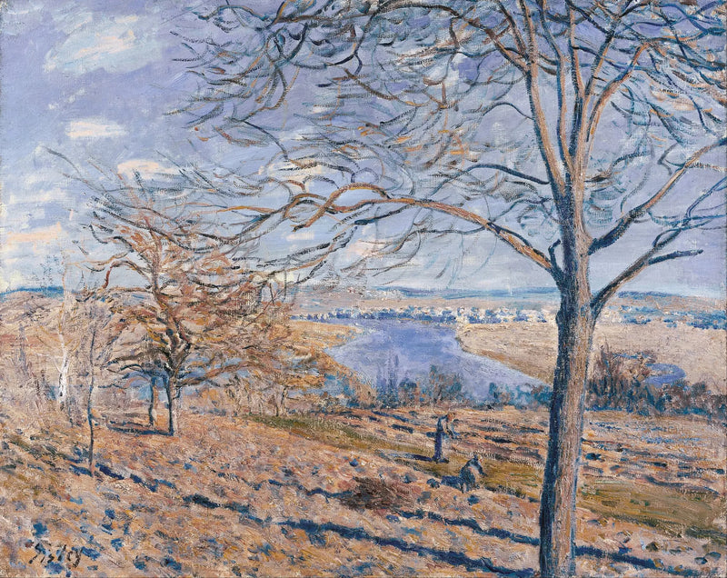 Bordo del Loing, effetto autunnale - Alfred Sisley