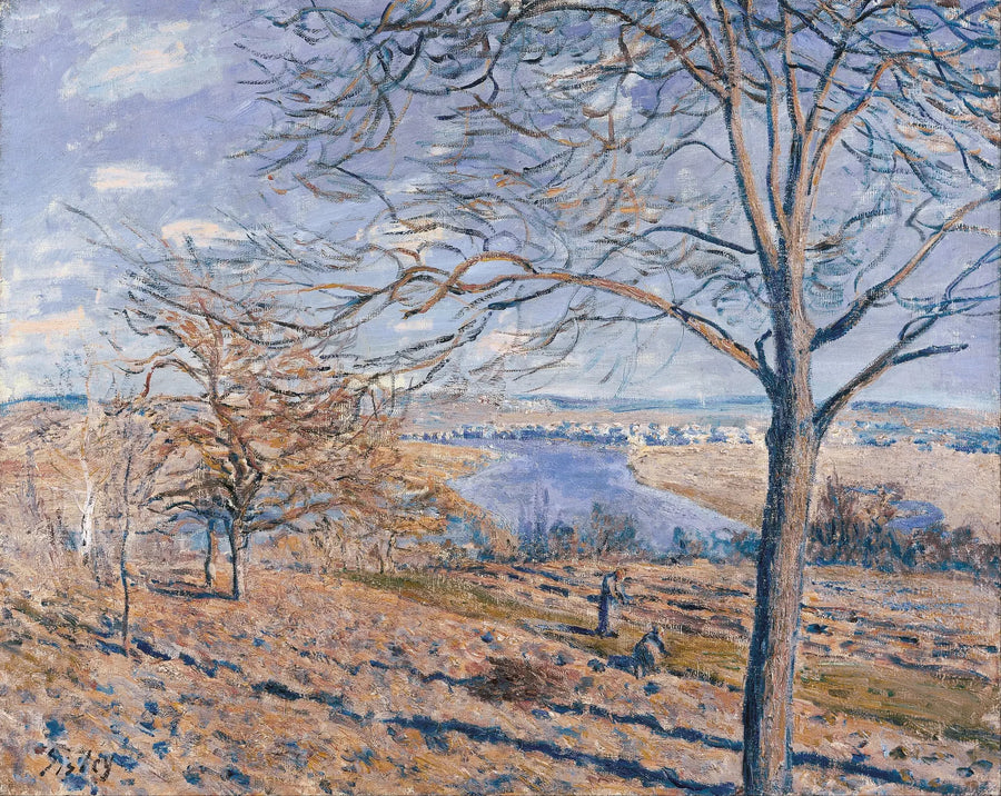 Bordo del Loing, effetto autunnale - Alfred Sisley