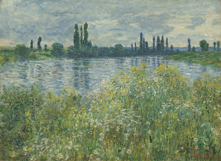 Banche della Senna a Vétheuil W597 - Claude Monet