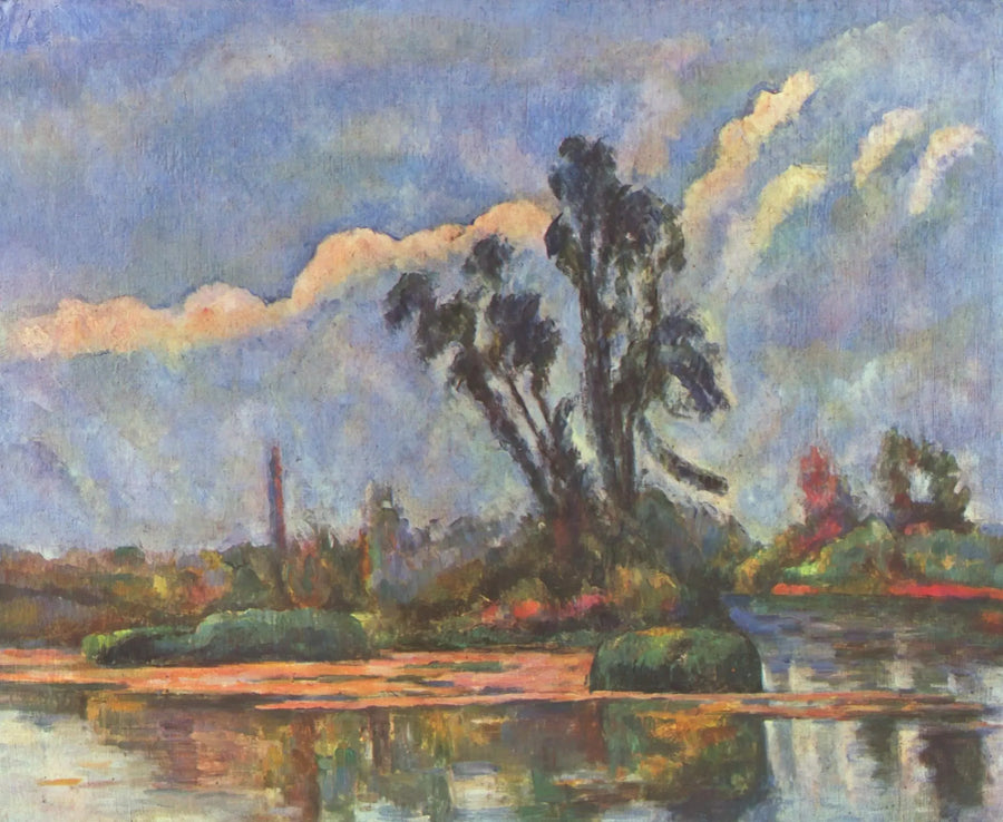 Bordi dell'Oise - Paul Cézanne