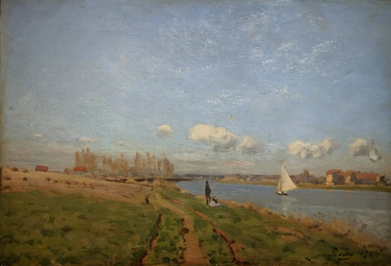 Bordo della Senna ad Argenteuil - Alfred Sisley