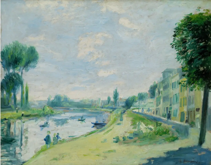 Bordo della Senna, Bougival - Pierre-Auguste Renoir