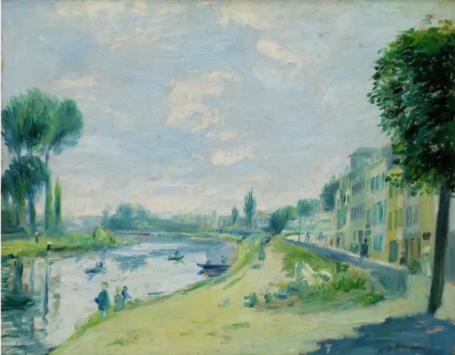 Bordo della Senna, Bougival - Pierre-Auguste Renoir
