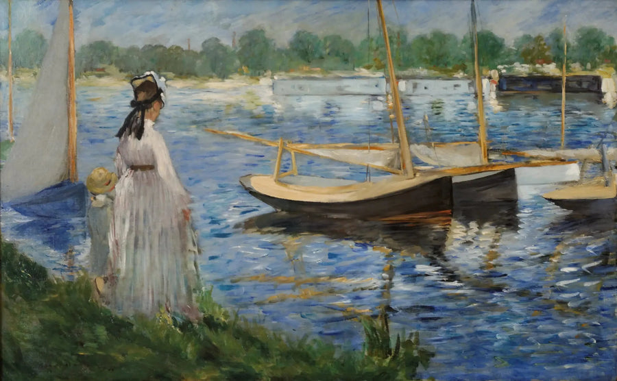 Bordi della Senna ad Argenteuil - Édouard Manet