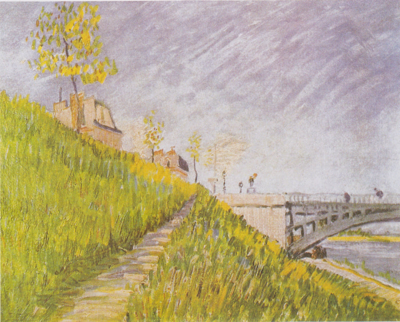I quai della Senna con il ponte di Clichy - Vincent van Gogh
