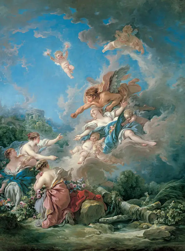 Borée rimuove Oreithyie - François Boucher