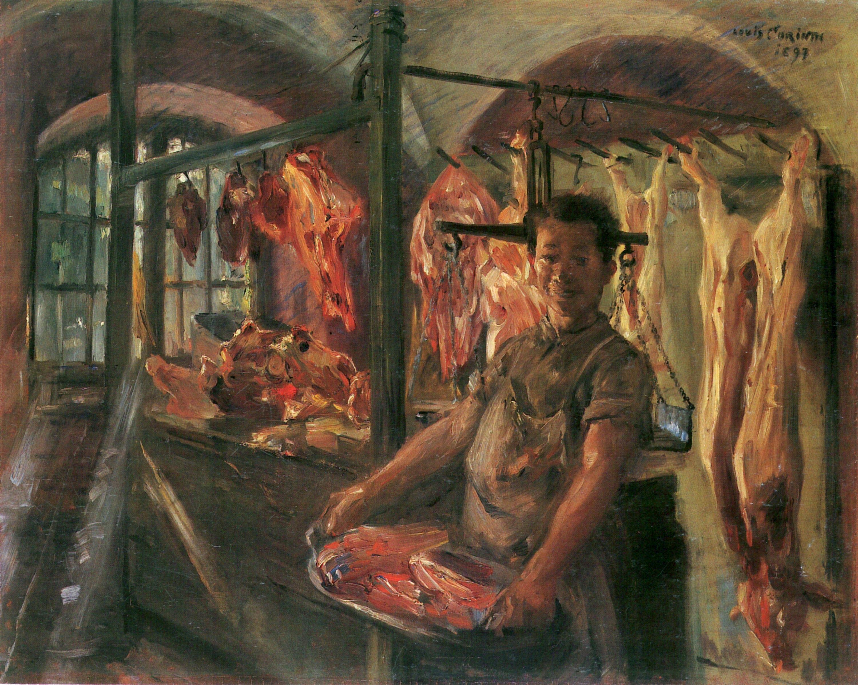 Macelleria a Schäftlarn - Lovis Corinth