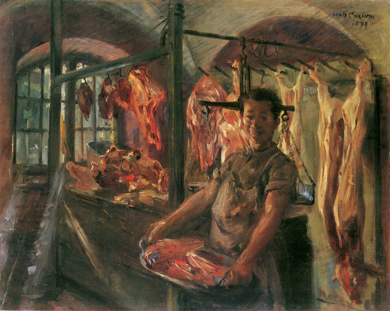 Macelleria a Schäftlarn - Lovis Corinth