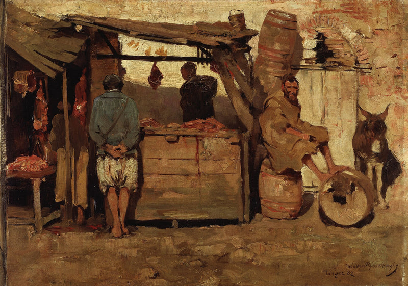 Macelleria in Marocco - Theo van Rysselberghe