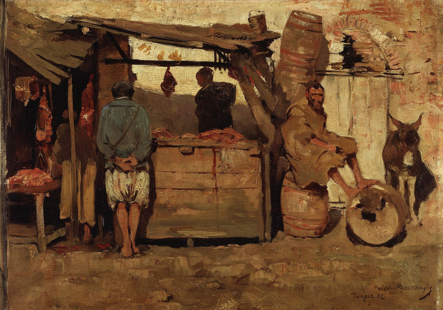 Macelleria in Marocco - Theo van Rysselberghe