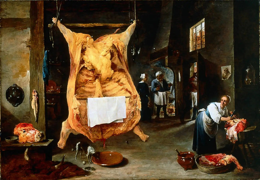 Boucherie - David Teniers il Giovane