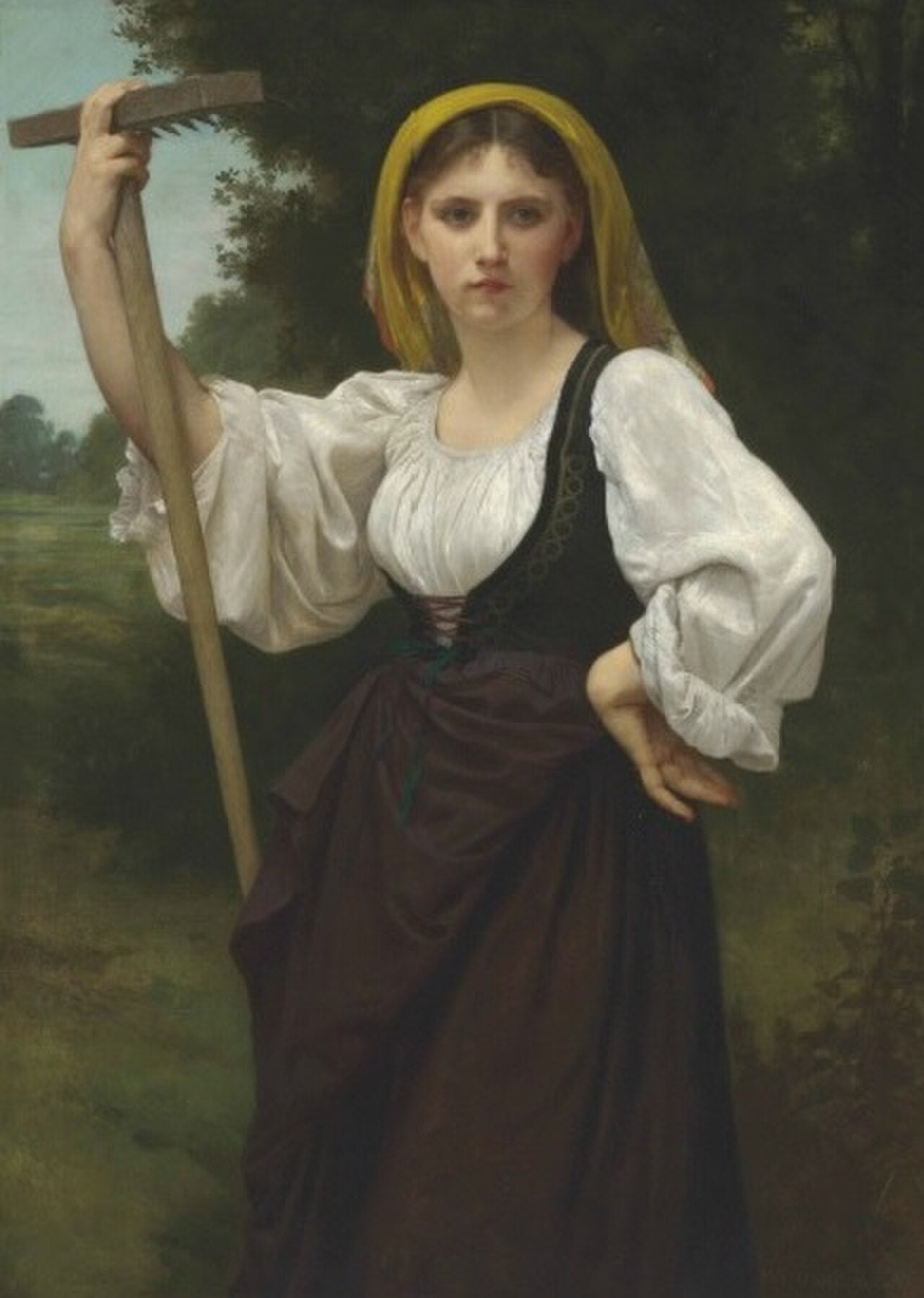 Faneuse (1870) de William-Adolphe Bouguereau
