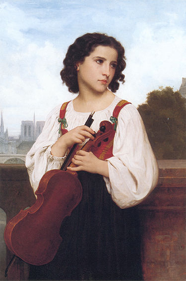 Seule au monde - Bouguereau