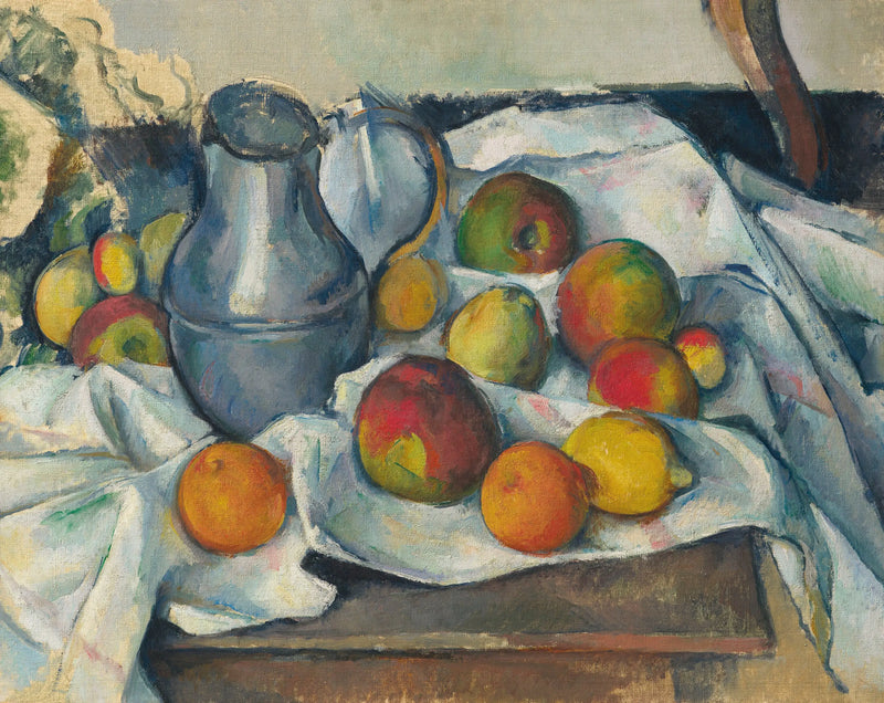 Bollitore e frutta - Paul Cézanne