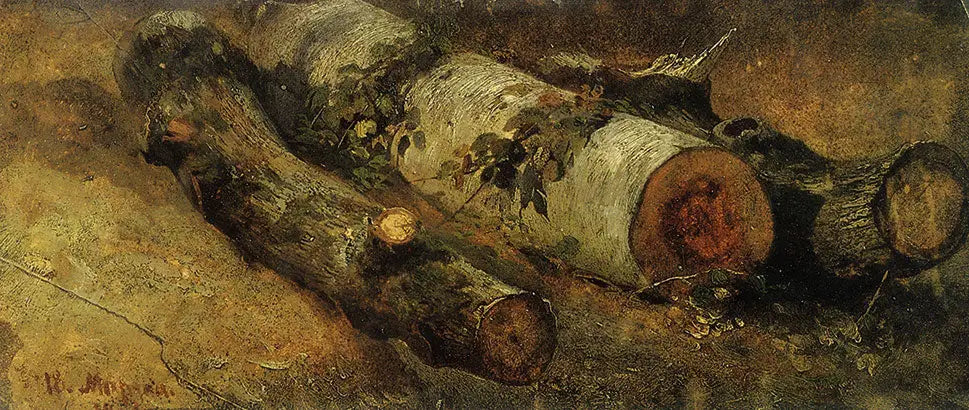 Bouleaux abattus - Ivan Chichkine - Alpha Reproduction