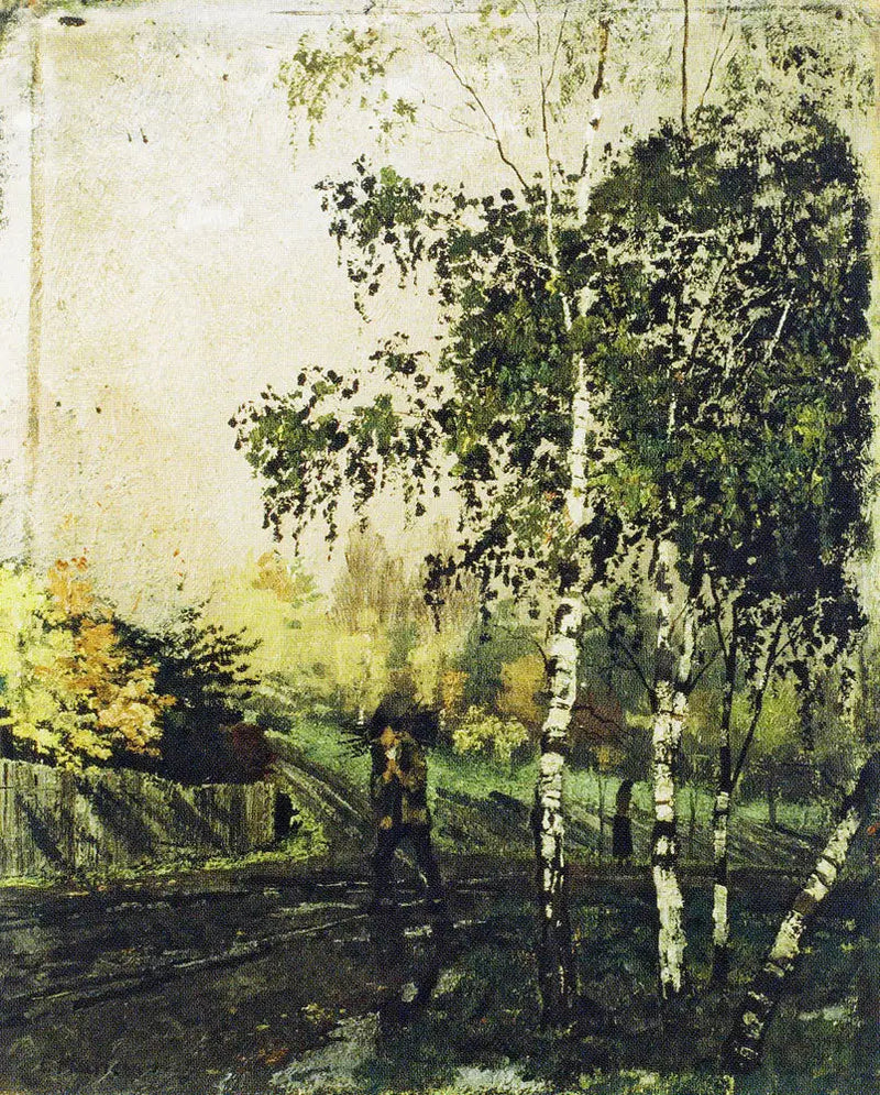 Betulle e Uomini che portano rami - Edvard Munch