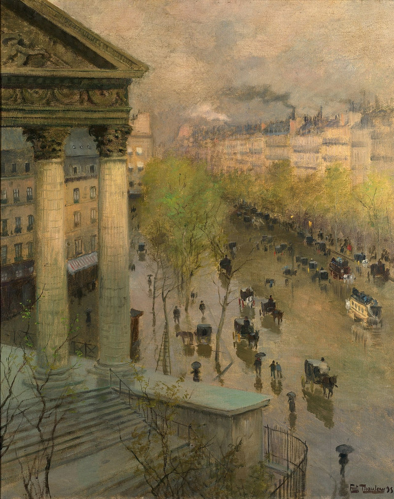 Boulevard de la Madeleine a Parigi - Frits Thaulow