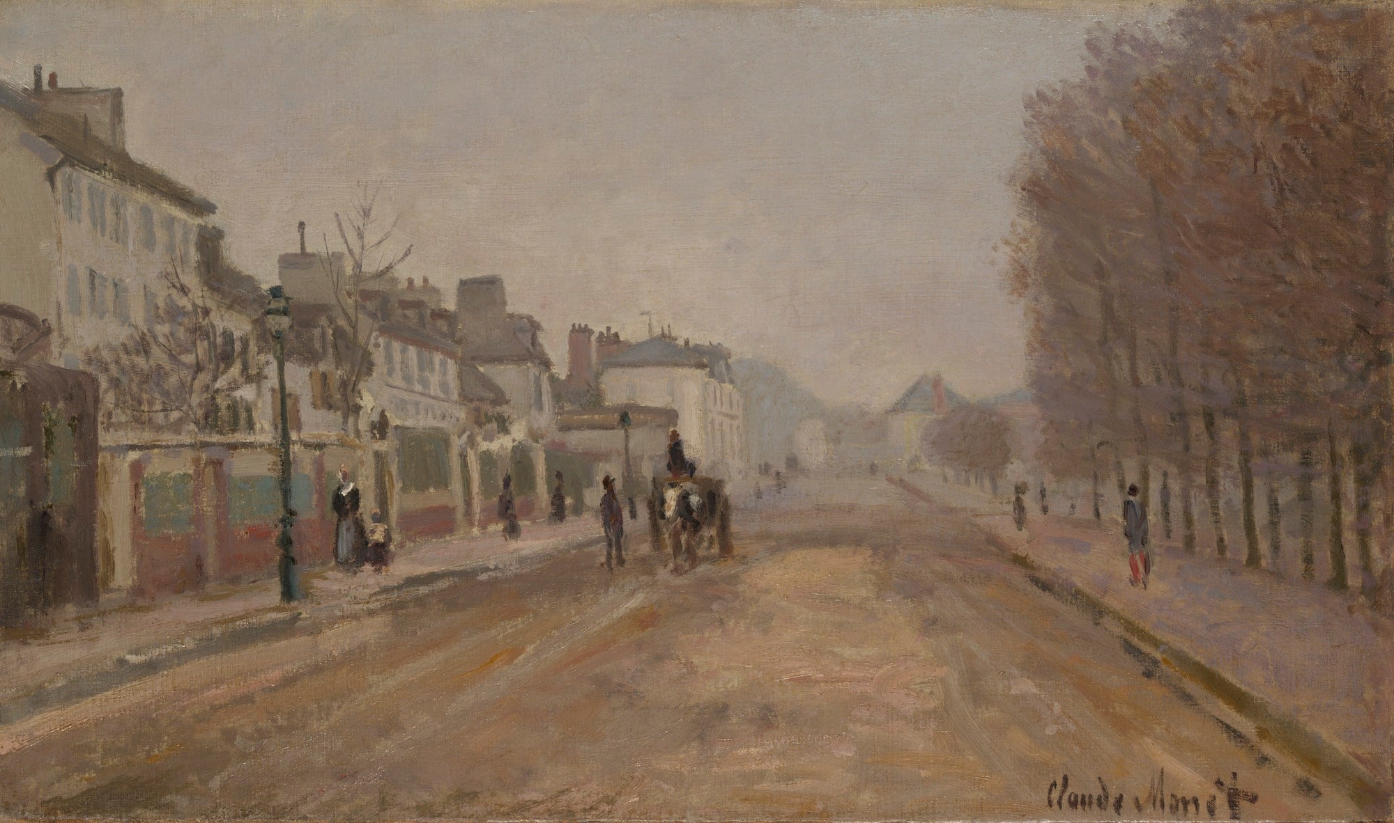 Reproduction du tableau « Boulevard Héloise, Argenteuil - Claude Monet » par Alpha Reproduction en peinture à l’huile