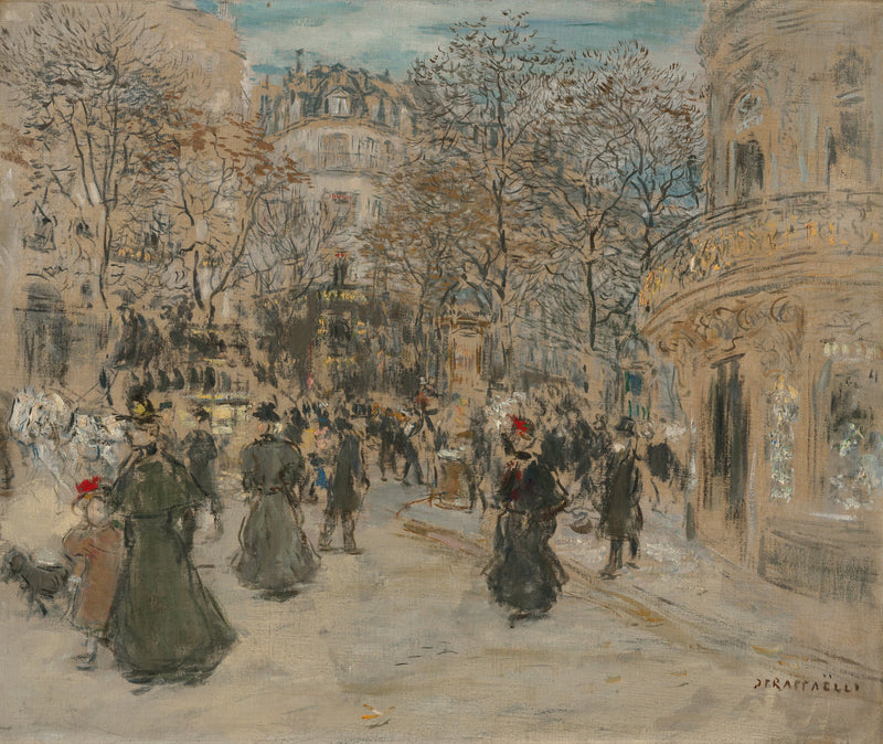 Le boulevard - Jean François Raffaëlli