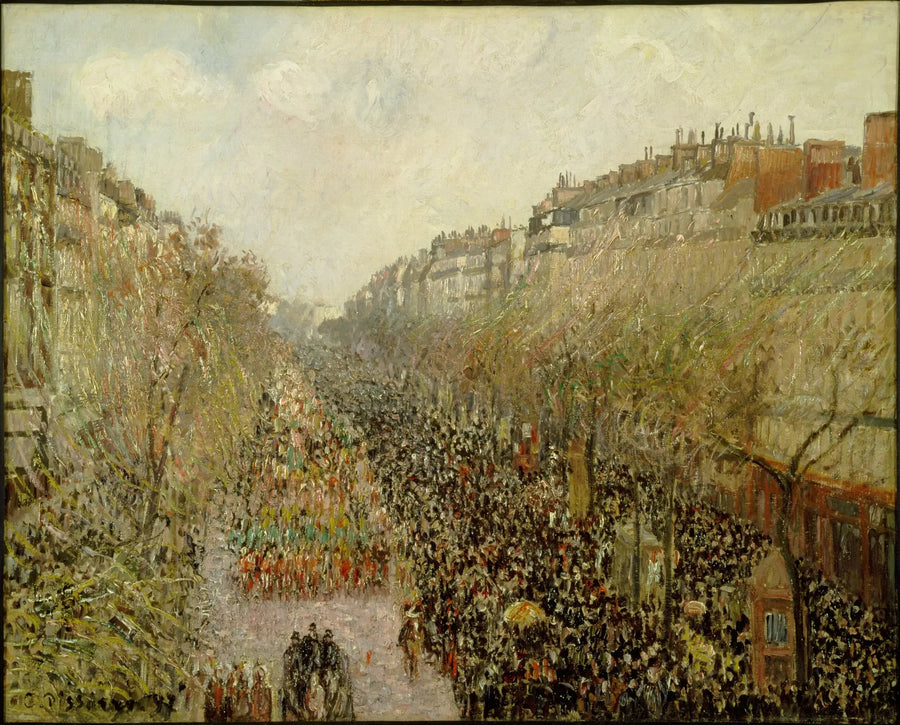 Boulevard Montmartre, Martedì Grasso - Camille Pissarro