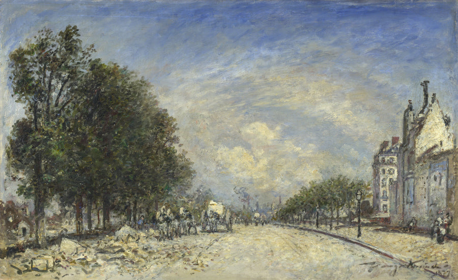 Le Boulevard de Port-Royal, Paris - Johan Barthold Jongkind