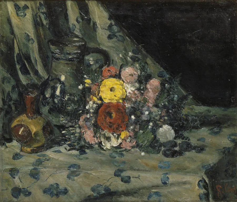 Bouquet di dalia gialla - Paul Cézanne