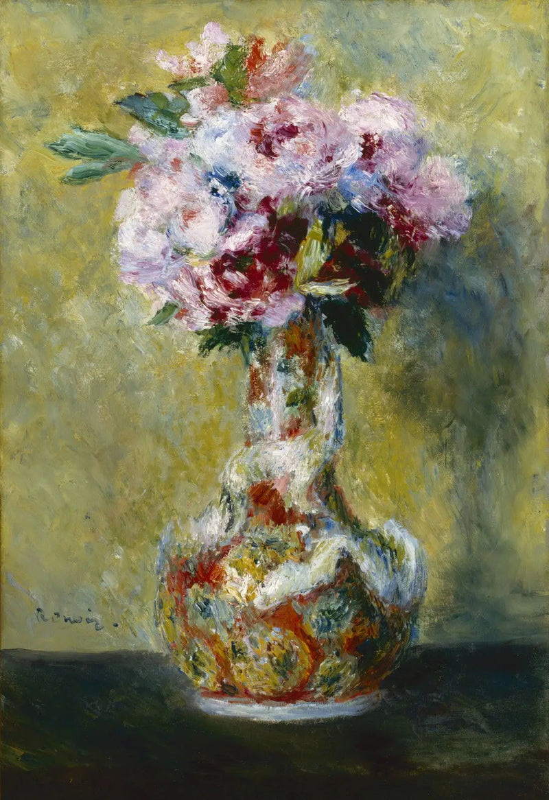 Bouquet in un vaso - Pierre-Auguste Renoir
