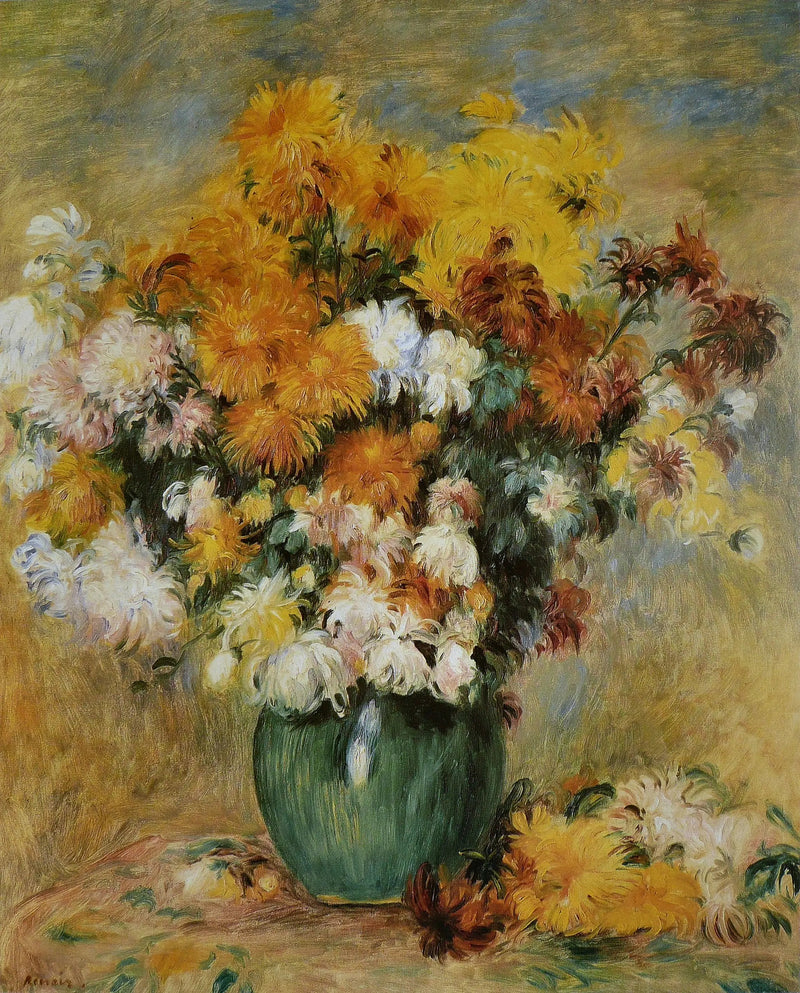 Bouquet di Crisantemi - Pierre-Auguste Renoir