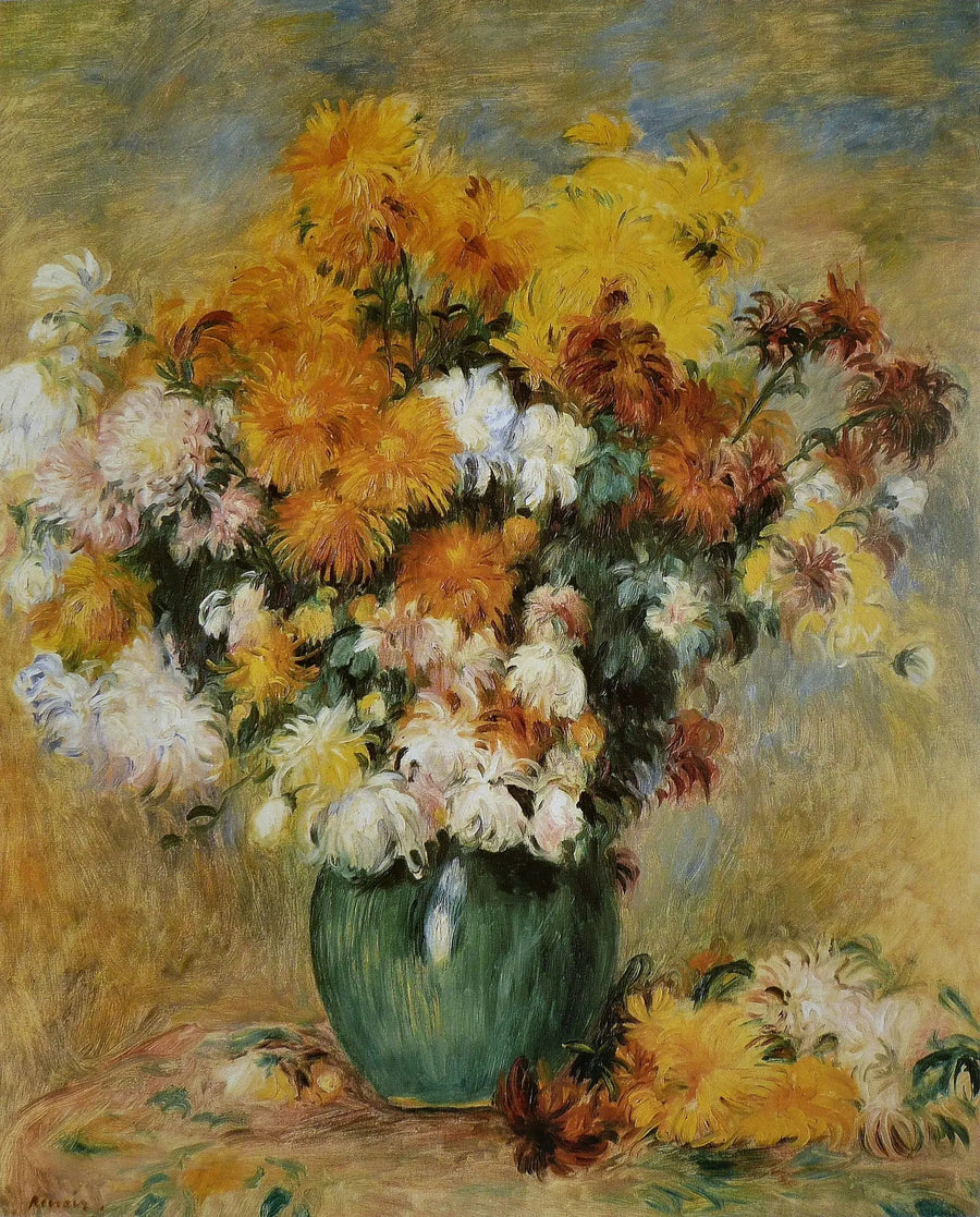 Bouquet di Crisantemi - Pierre-Auguste Renoir