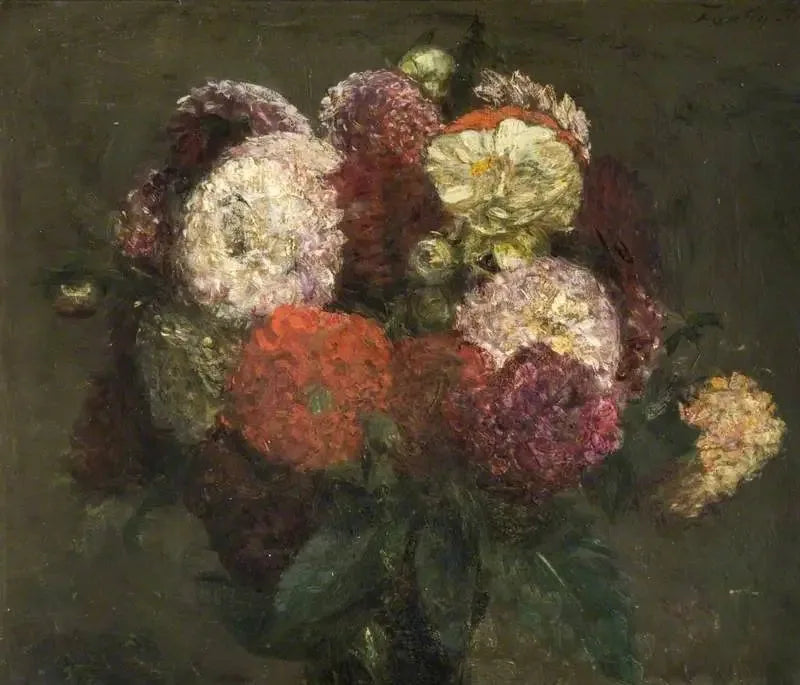 Bouquet di Dahlie - Henri Fantin-Latour