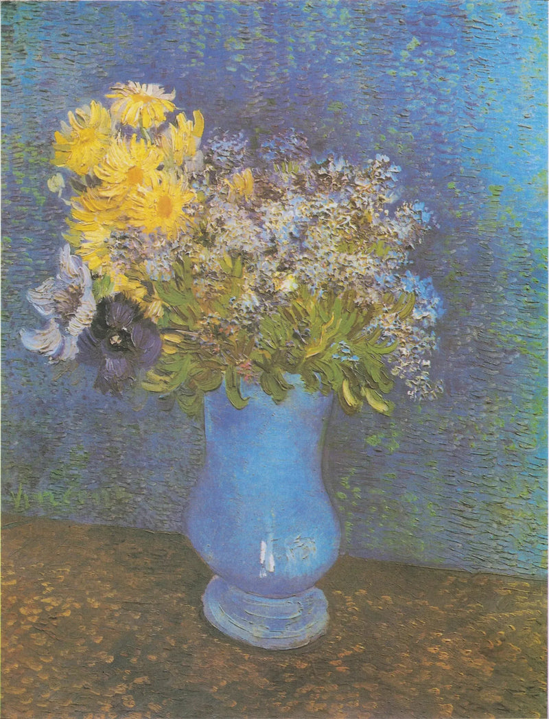 Bouquet di fiori in un vaso blu - Vincent van Gogh