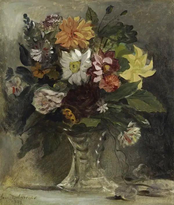 Bouquet di fiori - Eugène Delacroix