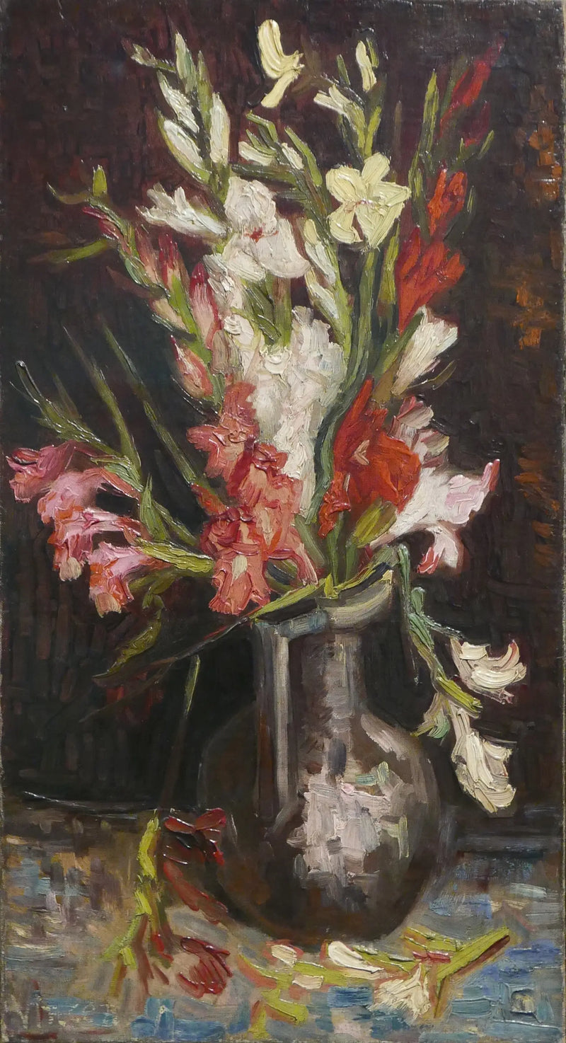 Bouquet di gladioli di vari colori - Vincent van Gogh