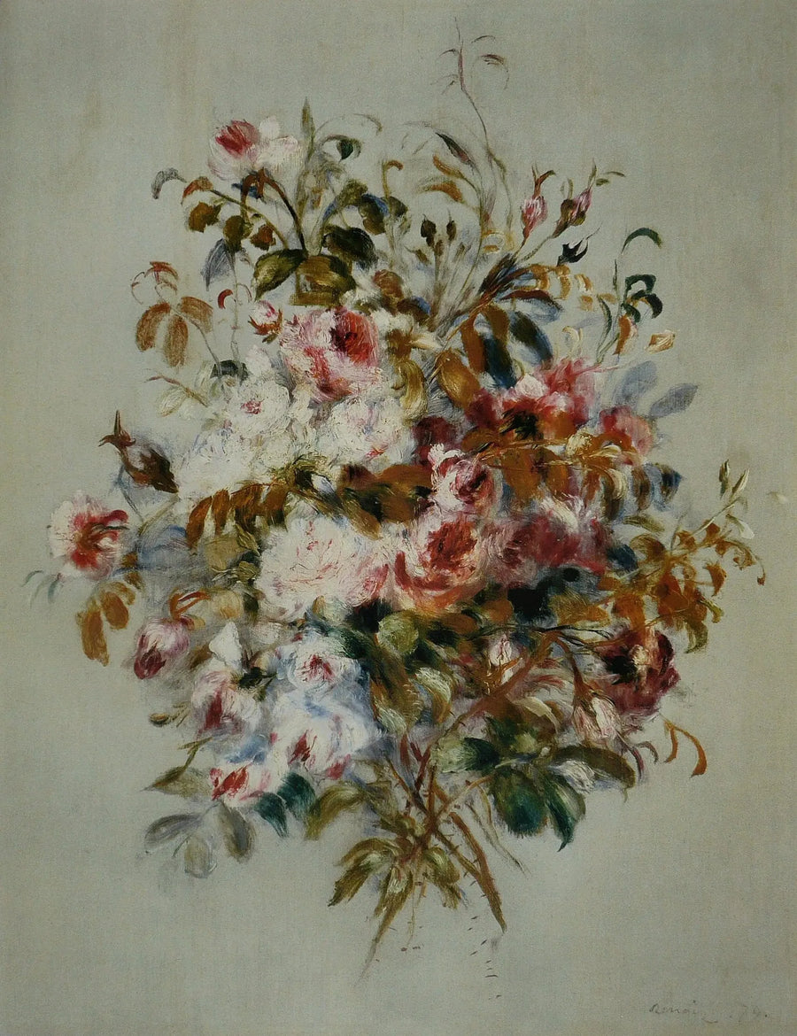 Bouquet di rose - Pierre-Auguste Renoir