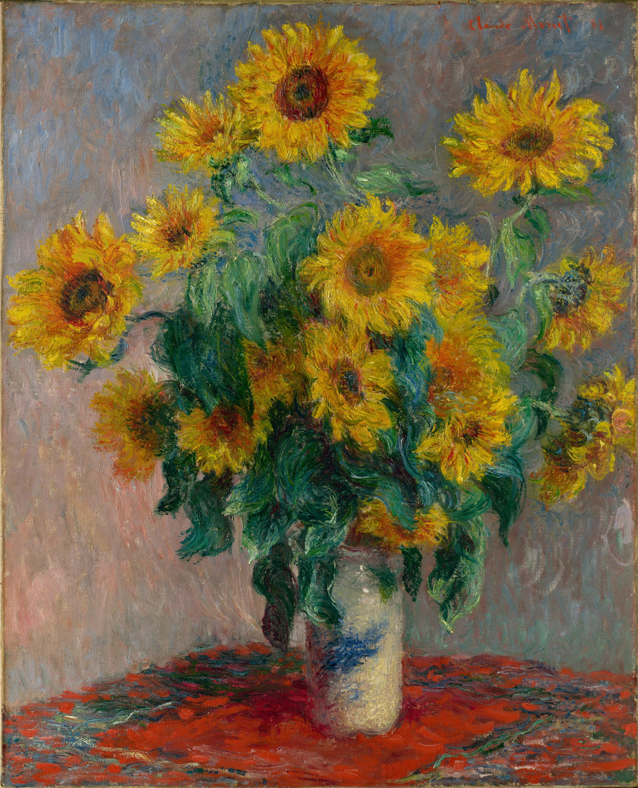 Bouquet di girasoli W628 - Claude Monet