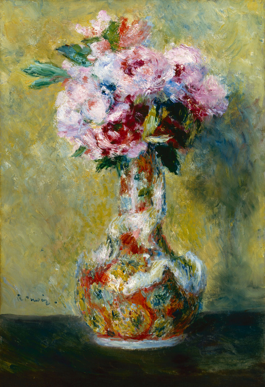 Bouquet in un vaso - Pierre-Auguste Renoir
