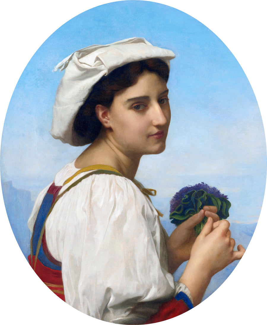 Le Bouquet de violettes (1870) - Bouguereau