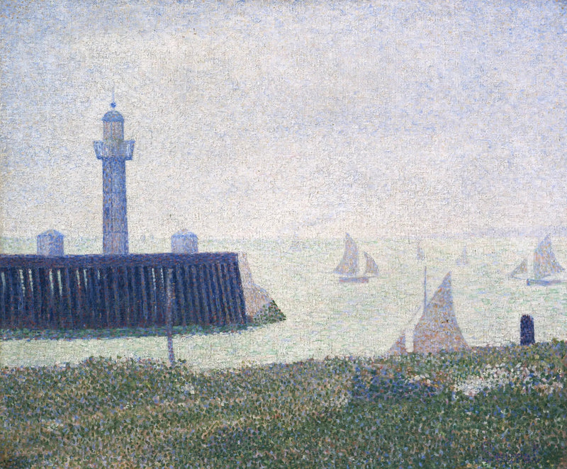 Molo, Honfleur - Georges Seurat