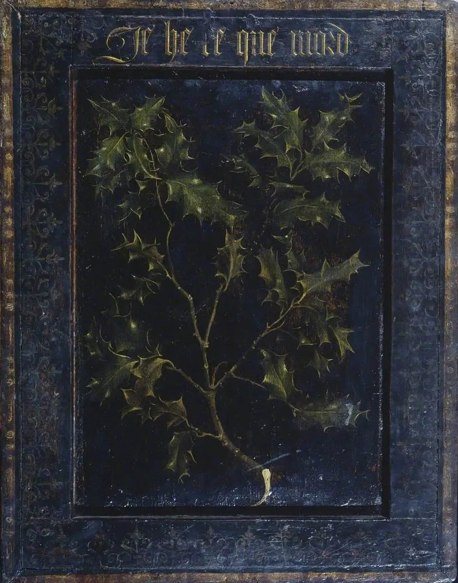 Ramo di agrifoglio (retro) - Rogier van der Weyden