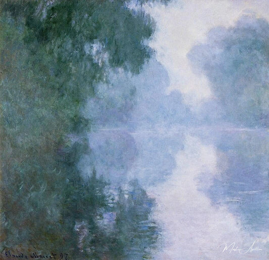 Bras de Seine près de Givern - Claude Monet - Reproductions de tableaux et peintures haut de gamme