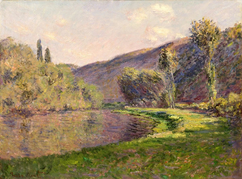 Le Bras de Jeufosse, tardo pomeriggio W910 - Claude Monet