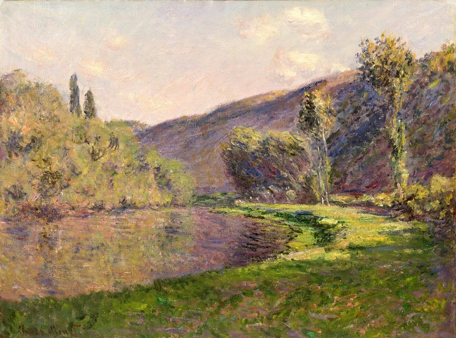 Le Bras de Jeufosse, tardo pomeriggio W910 - Claude Monet