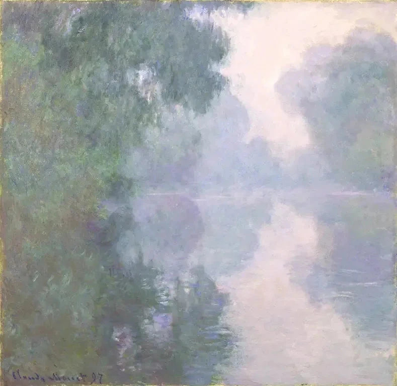La Senna a Giverny, nebbie, Raleigh W1474 - Claude Monet