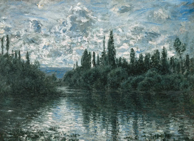 Bras de la Seine vicino a Vétheuil W482 - Claude Monet
