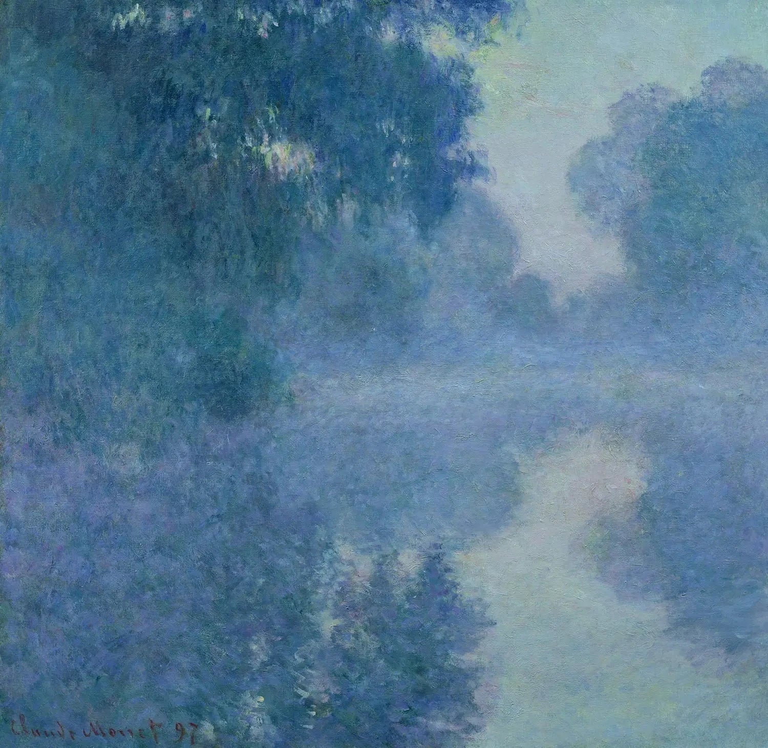 Bras de Seine près de Giverny, soleil levant de Claude Monet, 1897 – Musée Marmottan Monet, dépôt D.11-1993, W1478